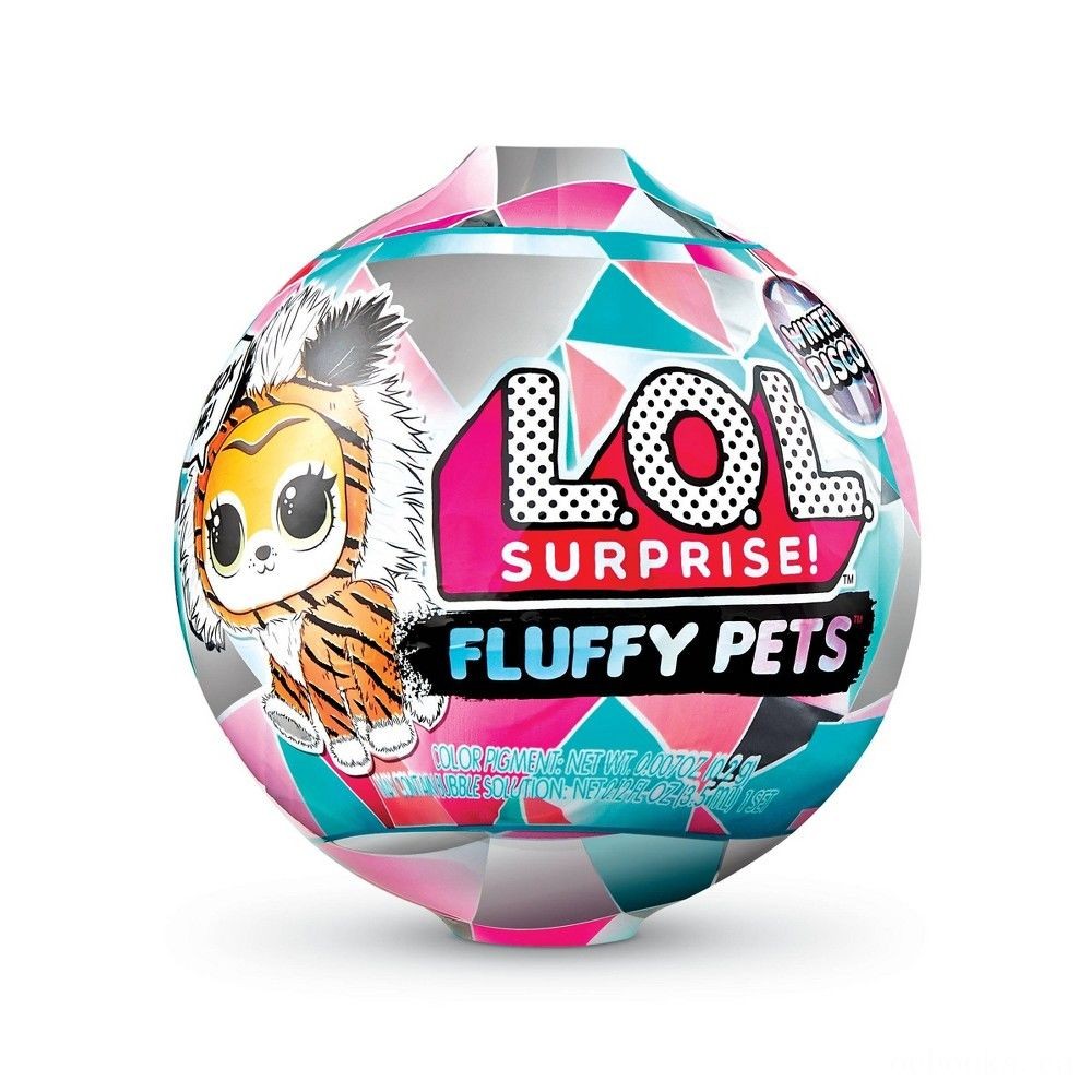 L.O.L Surprise Fluffy Pets Winter Disco Series with Removable Fur