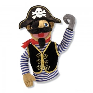 Black Friday | Melissa & Doug Pirate Puppet With Detachable Wooden Rod - Sale