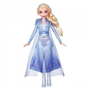 Black Friday | Disney Frozen 2 Elsa Fashion Doll With Long Blonde Hair and Blue Outfit - Sale