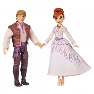 Black Friday | Disney Frozen 2 Anna and Kristoff Fashion Dolls 2pk - Sale