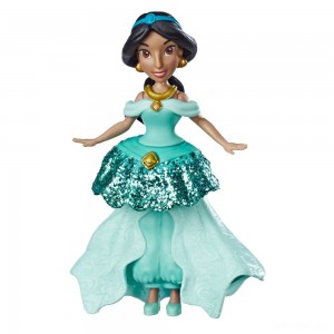 Black Friday | Disney Princess Jasmine Doll with Royal Clips Fashion, One-Clip Skirt - Sale