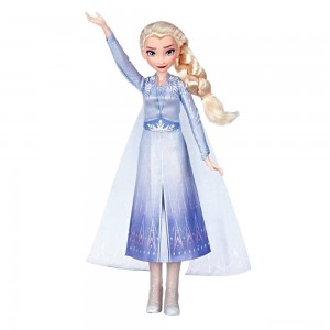Black Friday | Disney Frozen 2 Singing Elsa Fashion Doll with Music - Blue - Sale
