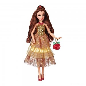 Black Friday | Disney Princess Style Series - Belle Doll in Contemporary Style with Purse & Shoes - Sale