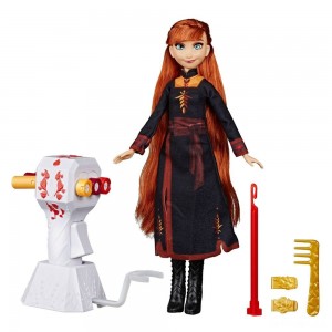 Black Friday | Disney Frozen 2 Sister Styles Anna Fashion Doll With Extra-Long Red Hair, Braiding Tool and Hair Clips - Sale