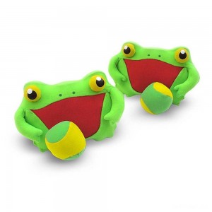Black Friday | Melissa & Doug Sunny Patch Froggy Toss and Grip Catching Game With 2 Balls - Sale