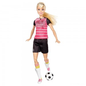 Black Friday | Barbie Made To Move Soccer Player Doll - Sale