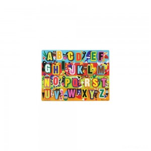 Black Friday | Melissa & Doug Jumbo ABC Wooden Chunky Puzzle (26pc) - Sale
