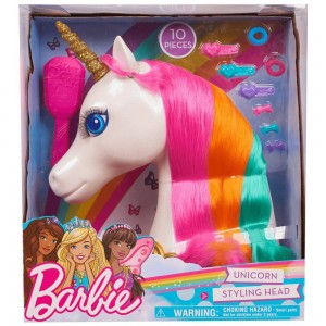 Black Friday | Barbie Dreamtopia Unicorn Styling Head 10pcs - Sale