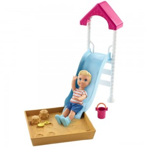 Black Friday | Barbie Skipper Babysitters Inc. Friend Doll and Playground Playset - Sale