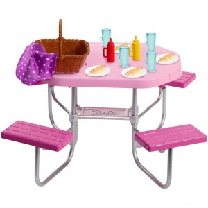 Black Friday | Barbie Picnic Table Accessory - Sale