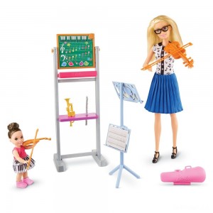Black Friday | Barbie Music Teacher Doll & Playset - Sale