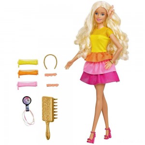 Black Friday | Barbie Ultimate Curls Doll and Playset - Sale