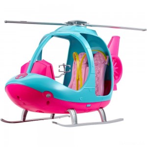 Black Friday | Barbie Travel Helicopter, toy vehicle playsets - Sale
