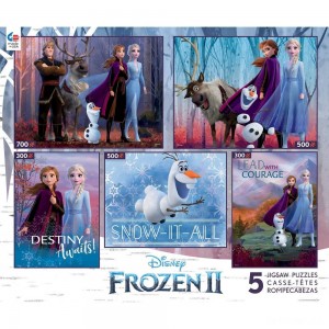 Black Friday | Ceaco Disney Frozen 2 5pk Puzzles 2300pc, Adult Unisex - Sale
