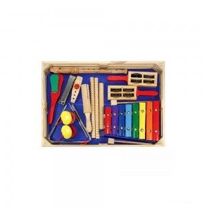 Black Friday | Melissa & Doug Deluxe Band Set With Wooden Musical Instruments and Storage Case - Sale