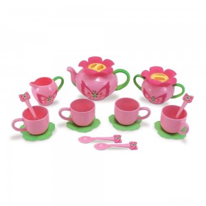 Black Friday | Melissa & Doug Sunny Patch Bella Butterfly Tea Set (17pc) - Play Food Accessories - Sale