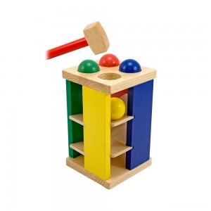 Black Friday | Melissa & Doug Deluxe Pound and Roll Wooden Tower Toy With Hammer - Sale