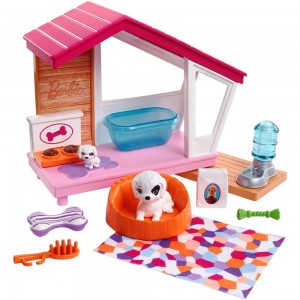 Black Friday | Barbie Dog House Playset, doll accessories - Sale