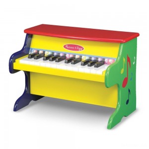 Black Friday | Melissa & Doug Learn-To-Play Piano With 25 Keys and Color-Coded Songbook - Sale