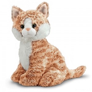 Black Friday | Melissa & Doug Pumpkin Tabby - Stuffed Animal Cat - Sale