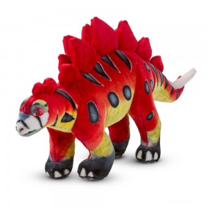 Black Friday | Melissa & Doug Giant Stegosaurus Dinosaur - Lifelike Stuffed Animal - Sale