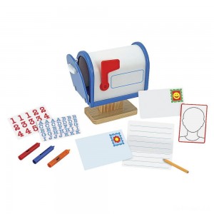 Black Friday | Melissa & Doug My Own Wooden Mailbox Activity Set and Educational Toy - Sale