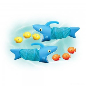 Black Friday | Melissa & Doug Sunny Patch Spark Shark Fish Hunt Pool Game With 2 Nets and 6 Fish to Catch - Sale