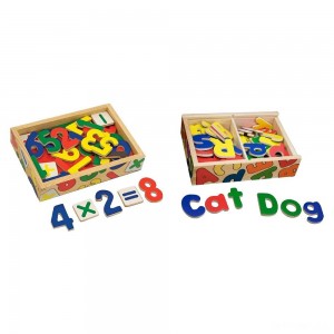 Black Friday | Melissa & Doug Deluxe Magnetic Letters and Numbers Set With 89 Wooden Magnets - Sale