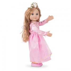Black Friday | Melissa & Doug Celeste 14-Inch Poseable Princess Doll With Pink Gown and Tiara - Sale