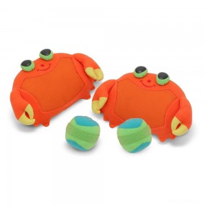 Black Friday | Melissa & Doug Sunny Patch Clicker Crab Toss and Grip Catching Game With 2 Balls - Sale