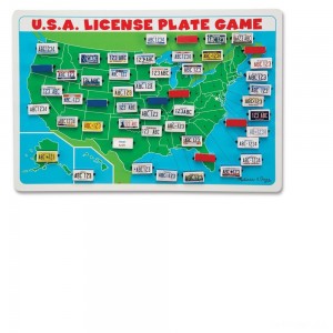 Black Friday | Melissa & Doug Flip to Win Travel License Plate Game, Kids Unisex - Sale