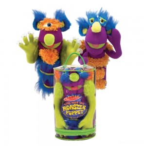 Black Friday | Melissa & Doug Make-Your-Own Fuzzy Monster Puppet Kit With Carrying Case (30pc) - Sale