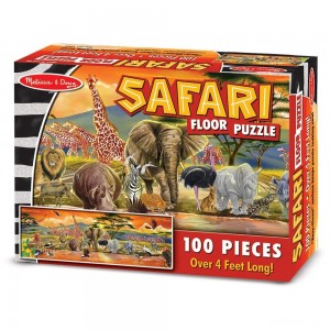 Black Friday | Melissa And Doug African Plains Safari Jumbo Floor Puzzle 100pc - Sale