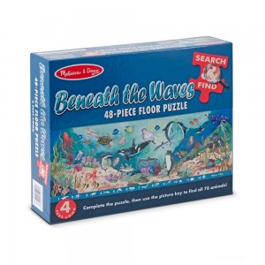 Black Friday | Melissa And Doug Search And Find Beneath The Waves Floor Puzzle 48pc - Sale