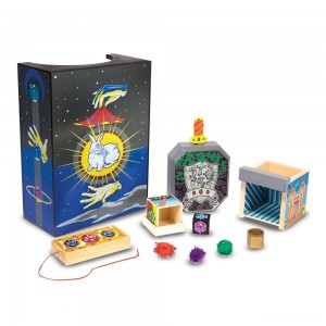 Black Friday | Melissa & Doug Discovery Magic Set With 4 Classic Tricks, Solid-Wood Construction - Sale