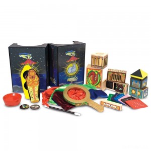 Black Friday | Melissa & Doug Deluxe Solid-Wood Magic Set With 10 Classic Tricks - Sale