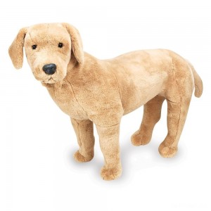 Black Friday | Melissa & Doug Giant Yellow Labrador - Lifelike Stuffed Animal Dog (nearly 2 feet tall) - Sale