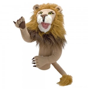Black Friday | Melissa & Doug Rory the Lion Puppet With Detachable Wooden Rod for Animated Gestures - Sale