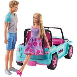 Black Friday | Barbie Jeep with 2 Dolls