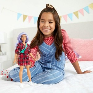 Black Friday | Barbie Fashionista Doll 157 Red Checkered Dress