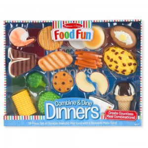 Black Friday | Melissa & Doug Food Fun Combine & Dine Dinners - Blue - Sale
