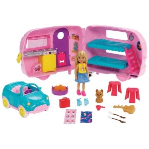 Black Friday | Barbie Club Chelsea Camper with Accessories