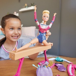 Black Friday | Barbie Gymnastics Playset with Doll and Accessories