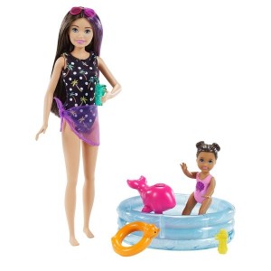 Black Friday | Barbie Babysitter Skipper Pool Playset