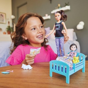 Black Friday | Barbie Skipper Babysitters Bedtime Playset Doll and Accessories